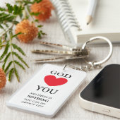 God Heart You Sleutelhanger (Voorkant Rechts)