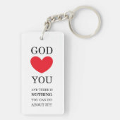 God Heart You Sleutelhanger (achterkant)