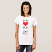 God Heart You T-shirt voor dames (Voorkant volledig)