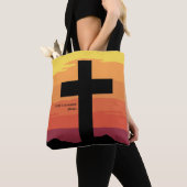 God heeft de controle. Jezus, Kruis, Bijbel, Relig Tote Bag (Dichtbij)