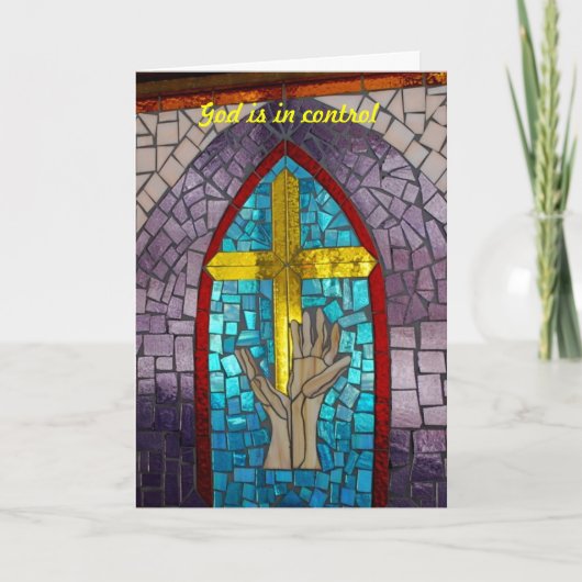 God heeft de controle kaart (Voorkant)