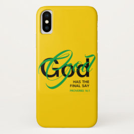 GOD HEEFT DE DEFINITIEVE Christelijke Manuscriptie Case-Mate iPhone Case