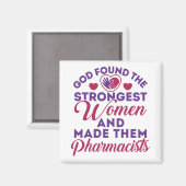 God heeft de sterkste vrouwelijke apothekers gevon magneet (Voorkant / Achterkant)