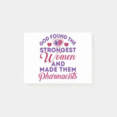 God heeft de sterkste vrouwelijke apothekers gevon post-it® notes (Voorkant)