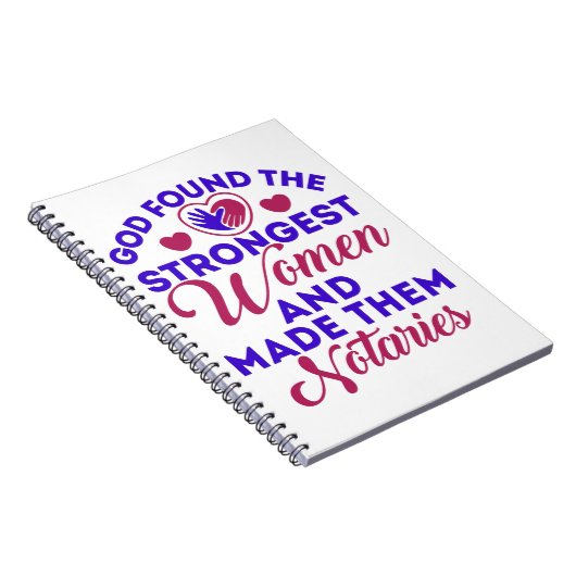 God heeft de sterkste vrouwelijke Notories Notarie Notitieboek (Rechterzijde)