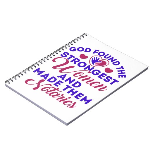 God heeft de sterkste vrouwelijke Notories Notarie Notitieboek (Linkerzijde)