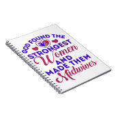 God heeft de sterkste vrouwelijke verloskundige ge notitieboek (Rechterzijde)