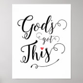 God heeft deze Art Print (Voorkant)