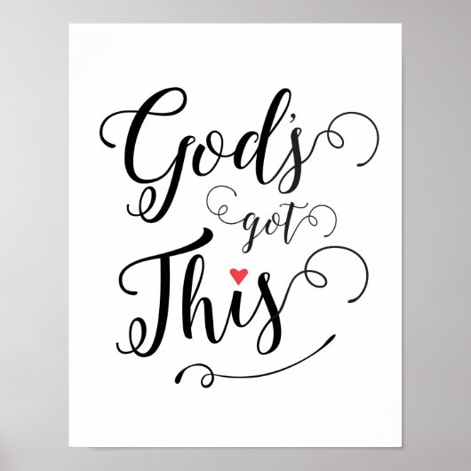 God heeft deze Art Print (Voorkant)
