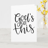 God heeft dit kaart (Gele Bloem)