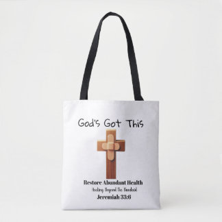 God heeft dit tote bag