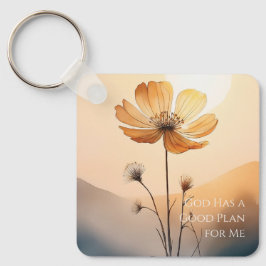 God heeft een goed plan voor mij Sleutelhanger