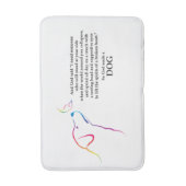 God heeft een hond gemaakt badmat (Voorkant Verticaal)