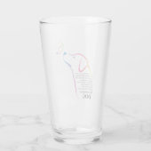 God heeft een hond gemaakt glas (Achterkant)