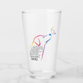 God heeft een hond gemaakt glas (Voorkant)