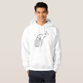 God heeft een hond gemaakt hoodie (Voorkant volledig)