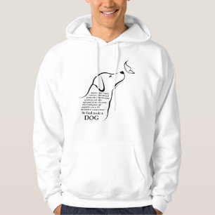 God heeft een hond gemaakt hoodie