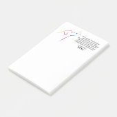 God heeft een hond gemaakt post-it® notes (Schuin)