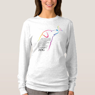 God heeft een hond gemaakt t-shirt