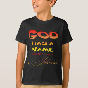God heeft een naam Jehovah T-shirt