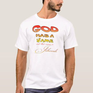 God heeft een naam Jehovah T-shirt