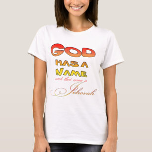 God heeft een naam Jehovah T-shirt