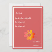 God heeft een perfecte manier Roman 8:28 Kaart (Achterkant)