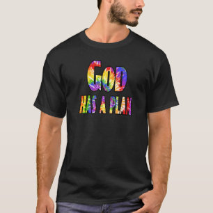 God heeft een plan om verf herstel nuchterheid t-shirt