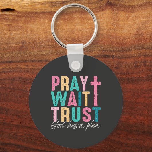 God heeft een plan sleutelhanger (Voorkant)