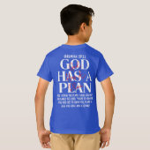 God Heeft Een Plan T-shirt (Achterkant volledig)