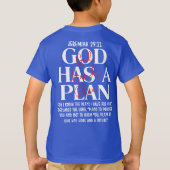 God Heeft Een Plan T-shirt (Achterkant)