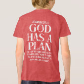 God Heeft Een Plan T-shirt (Achterkant)