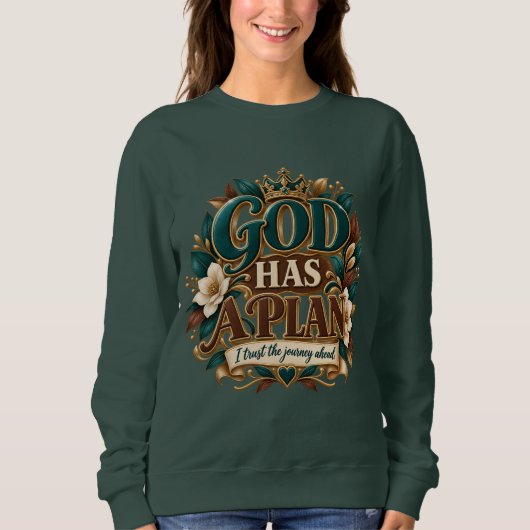 God Heeft Een Plan T-Shirt (Voorkant)
