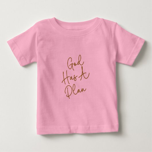 God Heeft Een Plan T-shirt (Voorkant)