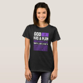 God heeft een plan vertrouw erop dat het leeft, ge t-shirt (Voorkant volledig)