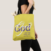 GOD HEEFT EINDSAY Monogram, geel Tote Bag (Dichtbij)