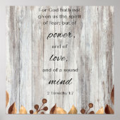 God heeft geen bijbelse Poster Motivatie (Voorkant)