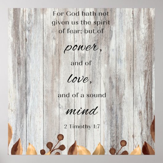 God heeft geen bijbelse Poster Motivatie (Voorkant)