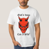 God heeft het druk t-shirt (Voorkant)