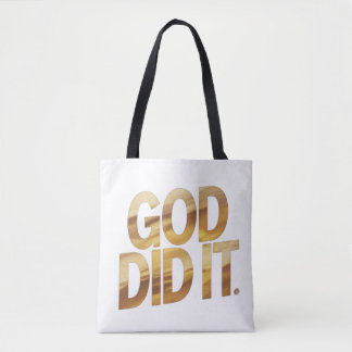 God Heeft Het Gedaan – Tote Bag met Christelijk On