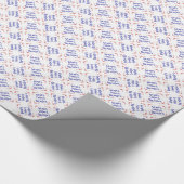 God Heeft Het Gezegd! Vier Rode Bloemen Cadeaupapier (Hoek)