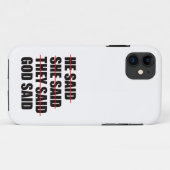 God heeft het laatste woord Case-Mate iPhone case (Achterkant (horizontaal))