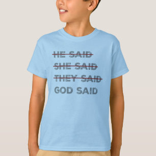 God heeft het laatste woord t-shirt