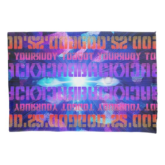 God heeft je rug kussensloop (Voorkant)