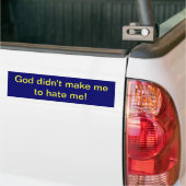God heeft me niet laten haten. (Bumpersticker) Bumpersticker (Op Truck)
