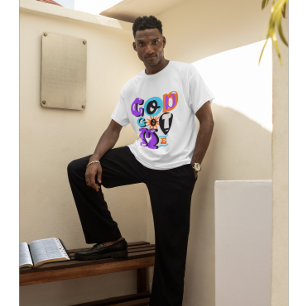 God heeft me retro Christelijk geloof gegeven T-shirt