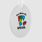 God heeft me speciaal gemaakt ornament (voorkant)