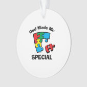 God heeft me speciaal gemaakt ornament (voorkant)