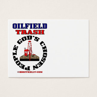 God heeft mensen gekozen, olie, olie, gas, tuig visitekaartjes