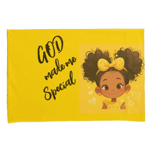 God heeft mij een bijzondere Kussensloop gemaakt (Voorkant-Rechts)